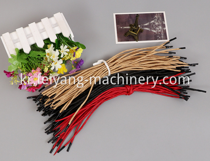 Red Color Twisted Paper Cord for Paper Bags